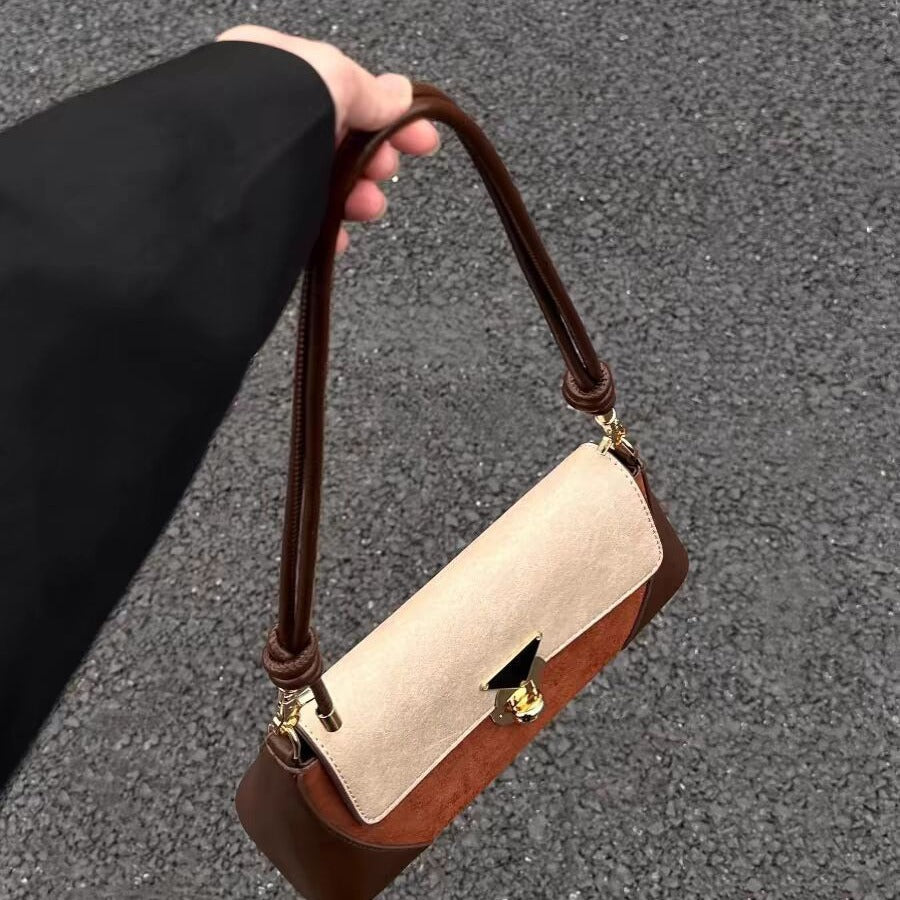 stylish shoulder bag, armpit baguette bag, women&