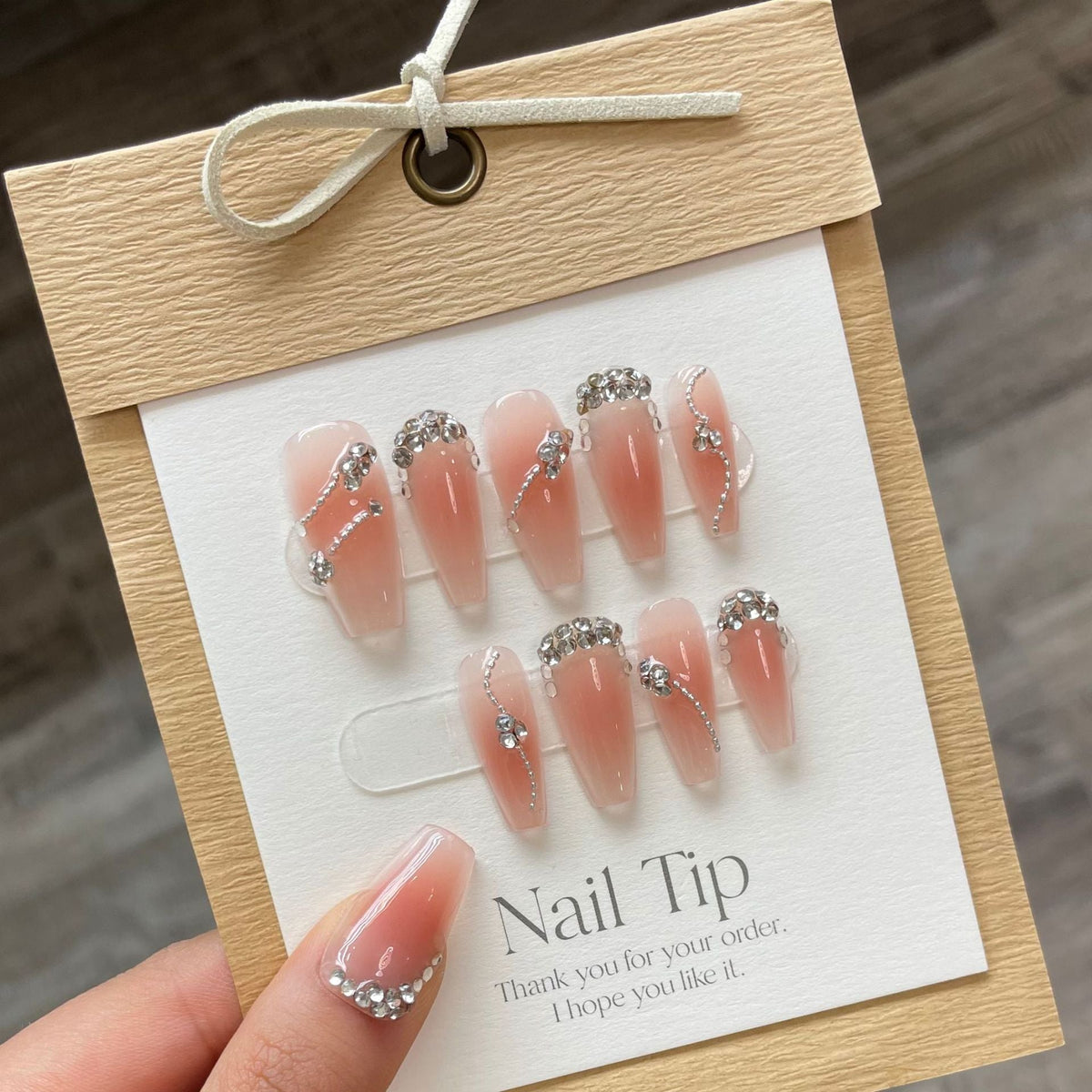 1024- Handmade press on nails fake nails removable