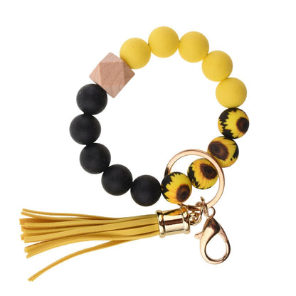 PU Tassel Keychain Women&