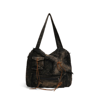 Large capacity hobo shoulder tote bag, Spice Girl bag women&