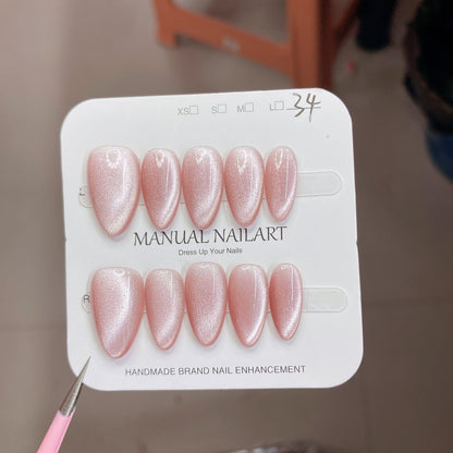 1026- Handmade press on nails fake nails removable