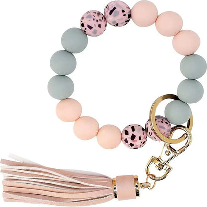 PU Tassel Keychain Women&