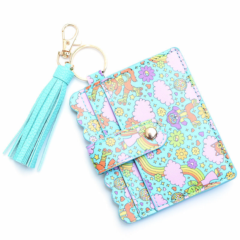 Personalized PU leather printed leopard print women&