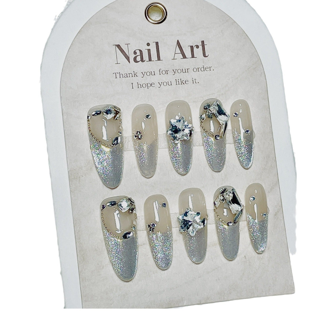 0957- Handmade press on nails fake nails removable