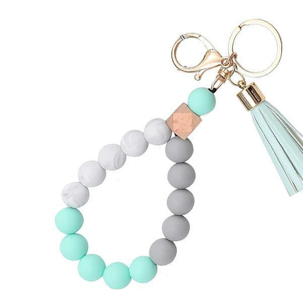PU Tassel Keychain Women&