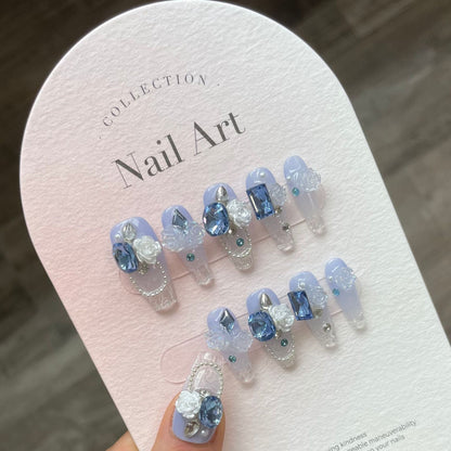1024- Handmade press on nails fake nails removable