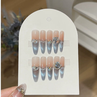 1033- Handmade press on nails fake nails removable
