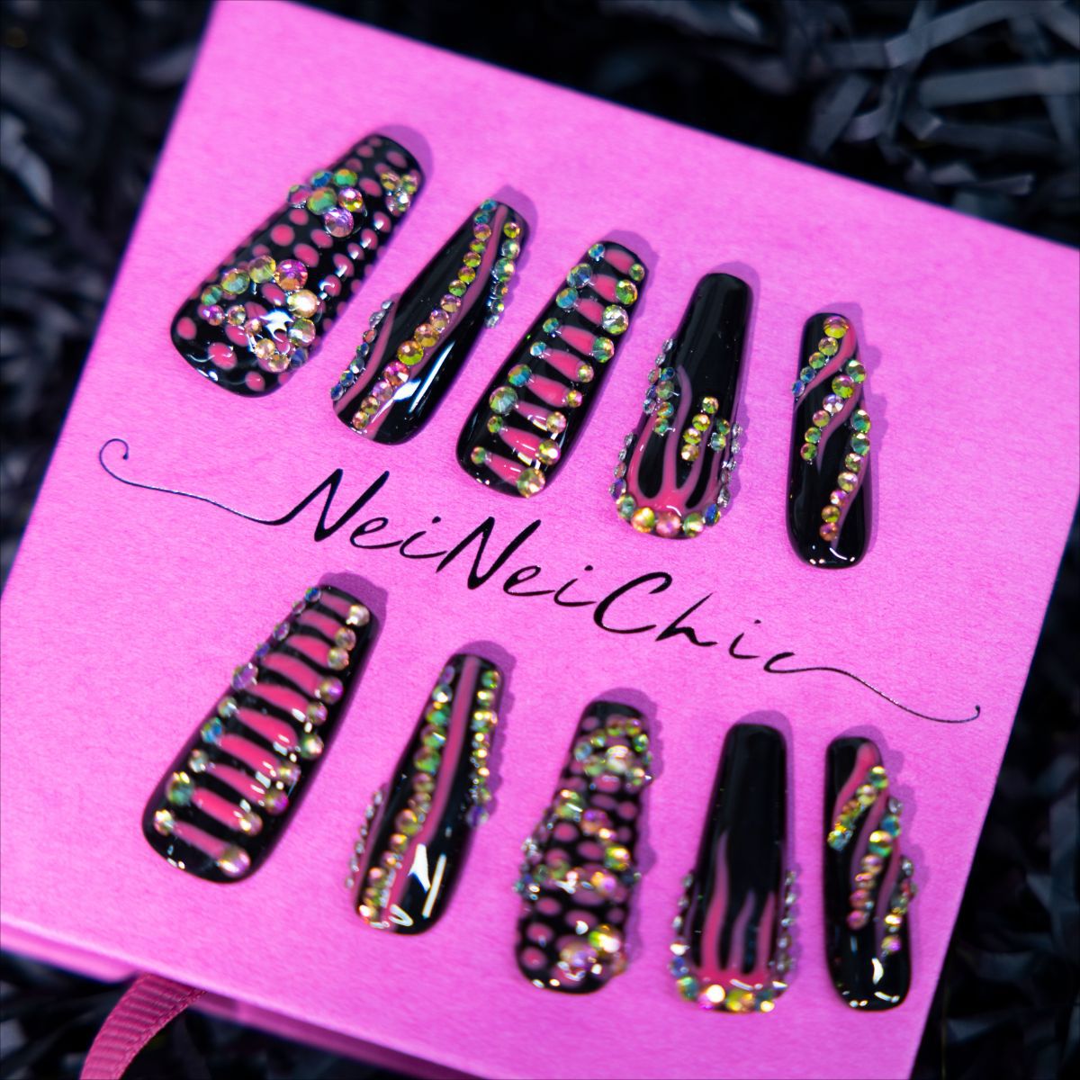 0976- Handmade press on nails fake nails removable
