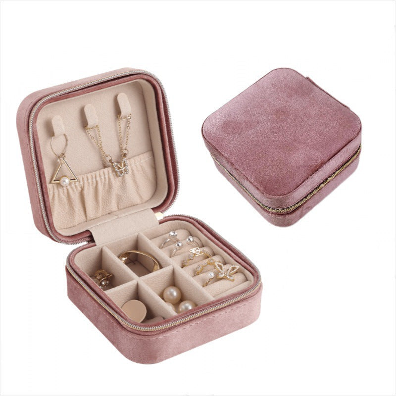 Italian velvet jewelry organiser box