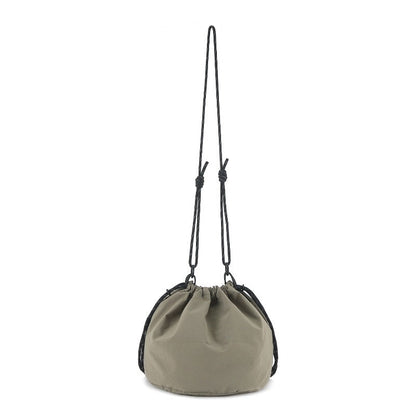 Bucket Bag stylish, Dual Drawstring Crossbody Bag Men&