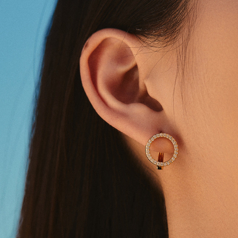Vintage Zircon Ear Cuff Earring