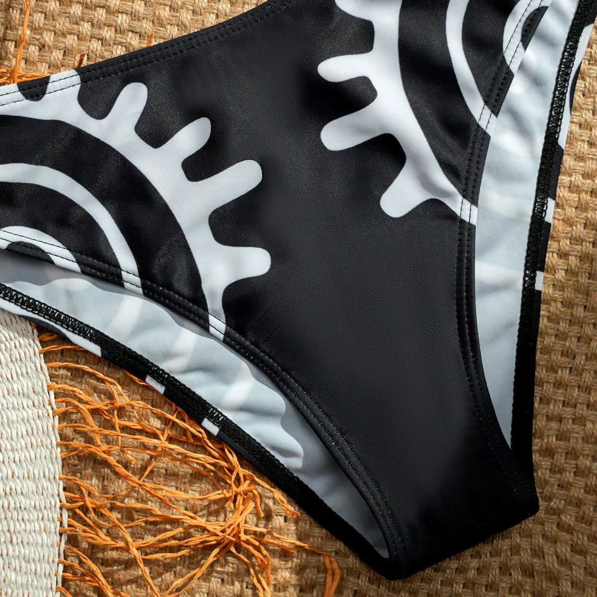 Sexy bikini print women&