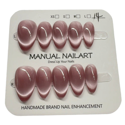 1026- Handmade press on nails fake nails removable