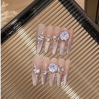 0995- Handmade press on nails fake nails removable