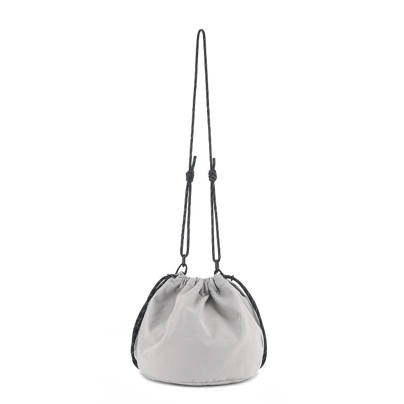 Bucket Bag stylish, Dual Drawstring Crossbody Bag Men&