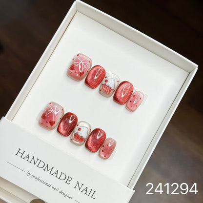 1031- Handmade press on nails fake nails removable