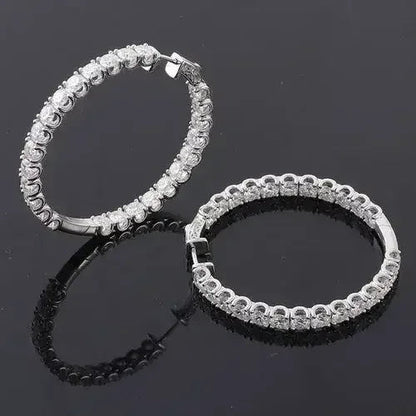Personalized Big Diameter Earrings – Luxury Statement Jewelry
