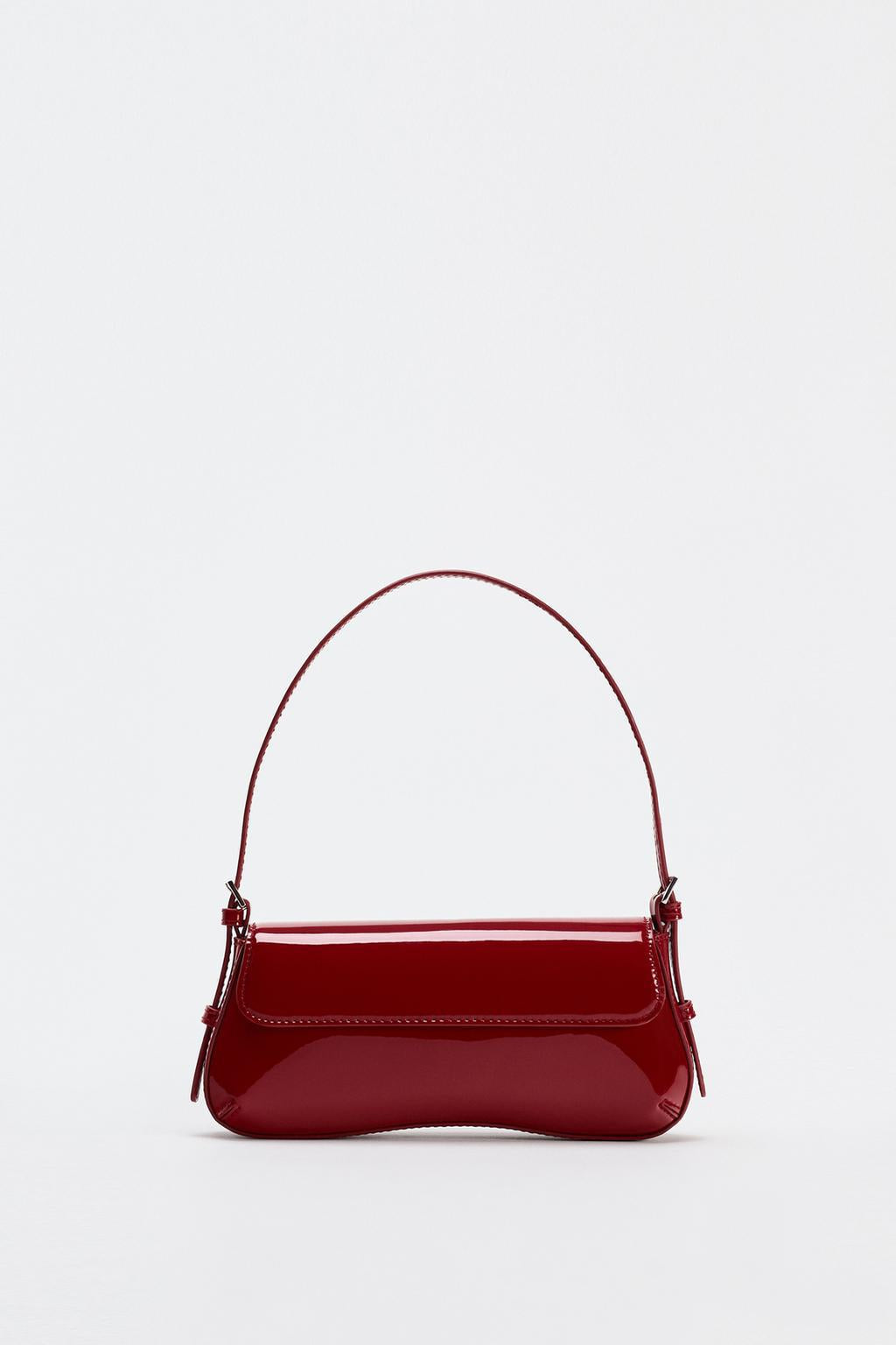 Small Red Baguette shoulder Bag - Must-Have Autumn Fashion Simple Commuter &amp; Retro Shoulder Bag hobo