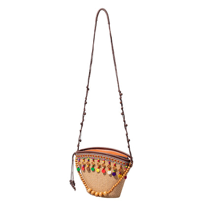Holiday small straw bag, shoulder bag women&