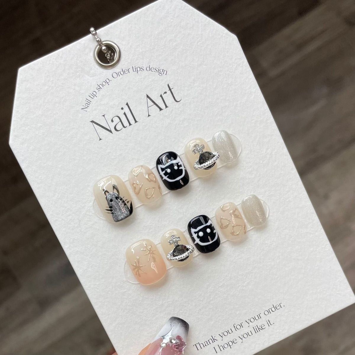 1024- Handmade press on nails fake nails removable