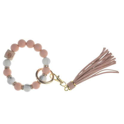 PU Tassel Keychain Women&