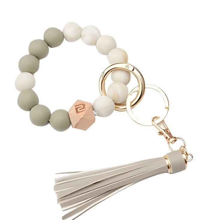 PU Tassel Keychain Women&