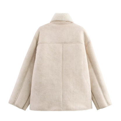 Reversible Fur &amp; Leather Jacket