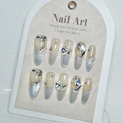 0957- Handmade press on nails fake nails removable