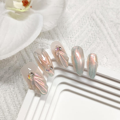 1010- Handmade press on nails fake nails removable