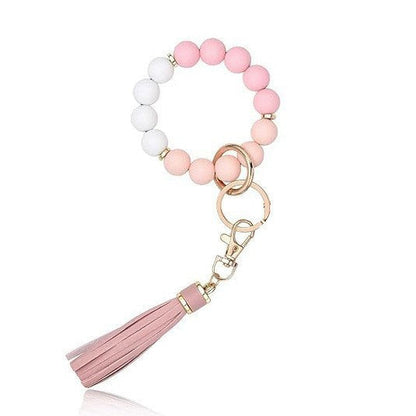 PU Tassel Keychain Women&