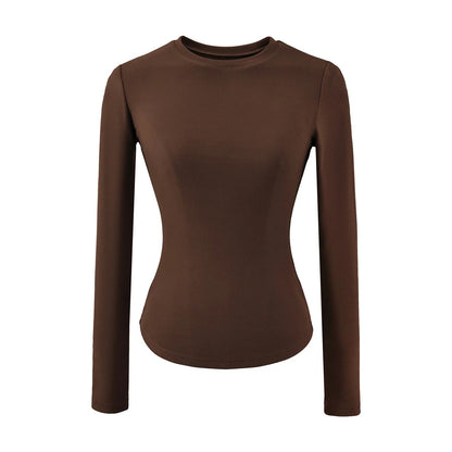 Hourglass Waist Long Sleeve T-Shirt