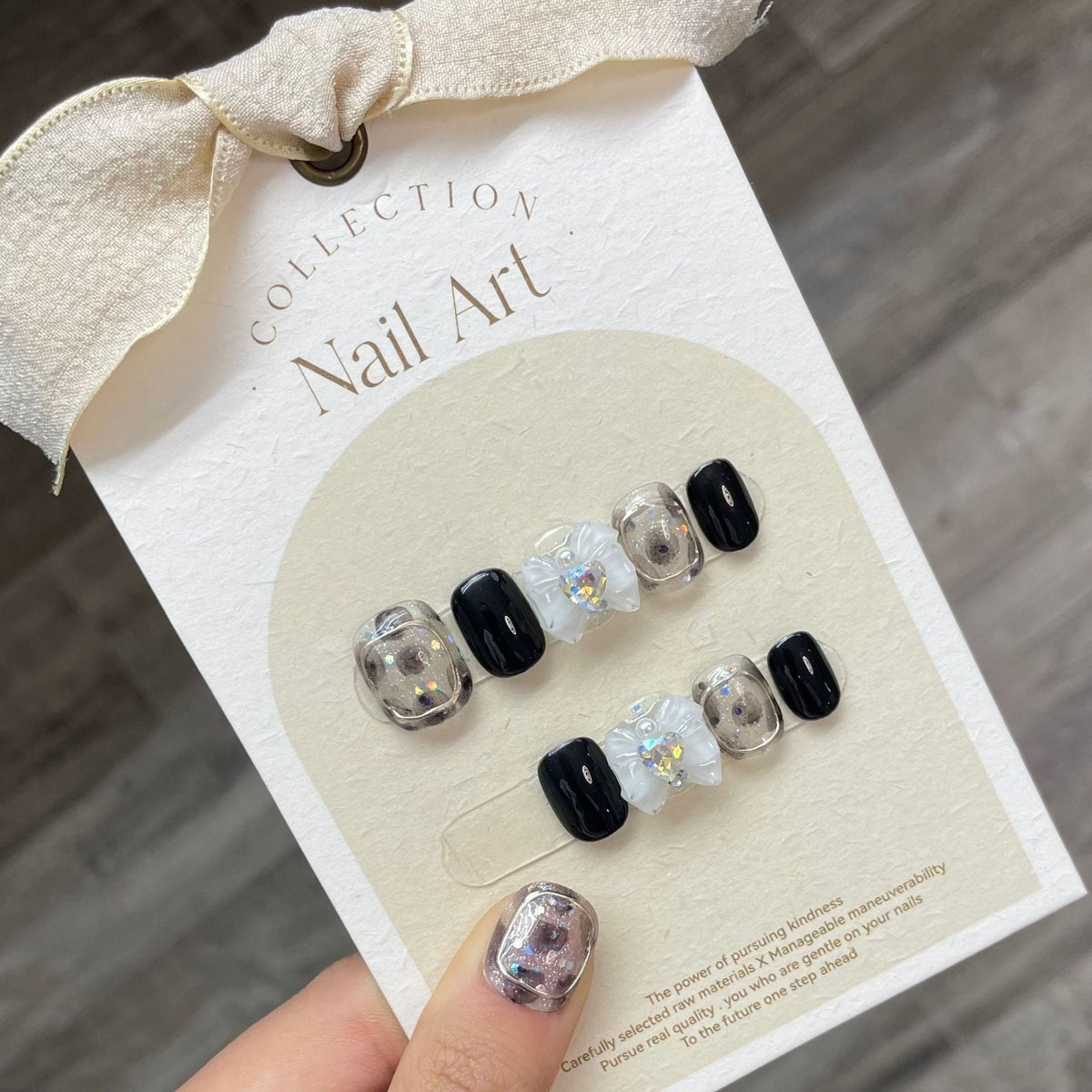 1022- Handmade press on nails fake nails removable