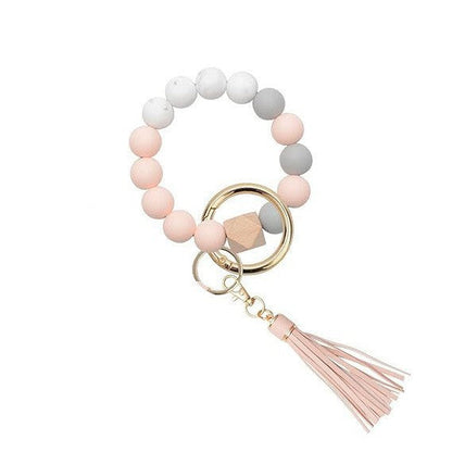 PU Tassel Keychain Women&