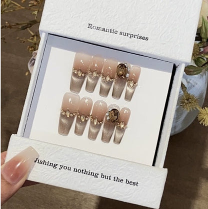 0995- Handmade press on nails fake nails removable