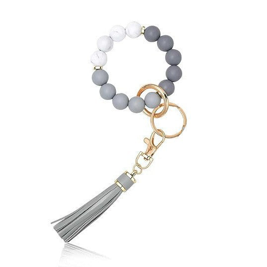 PU Tassel Keychain Women&