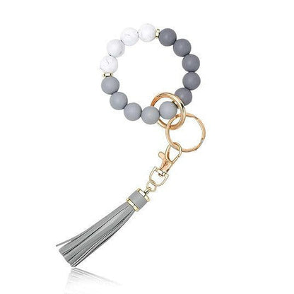 PU Tassel Keychain Women&