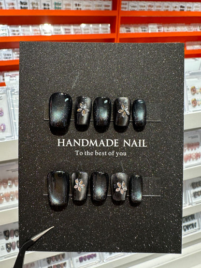 Christmas handmade nail wear temperament gentle nail art nail patch