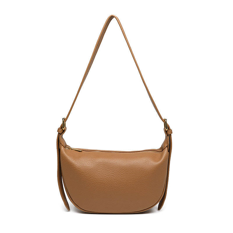 Small shoulder bag, female spring design hobo bag, fashionable versatile shoulder bag