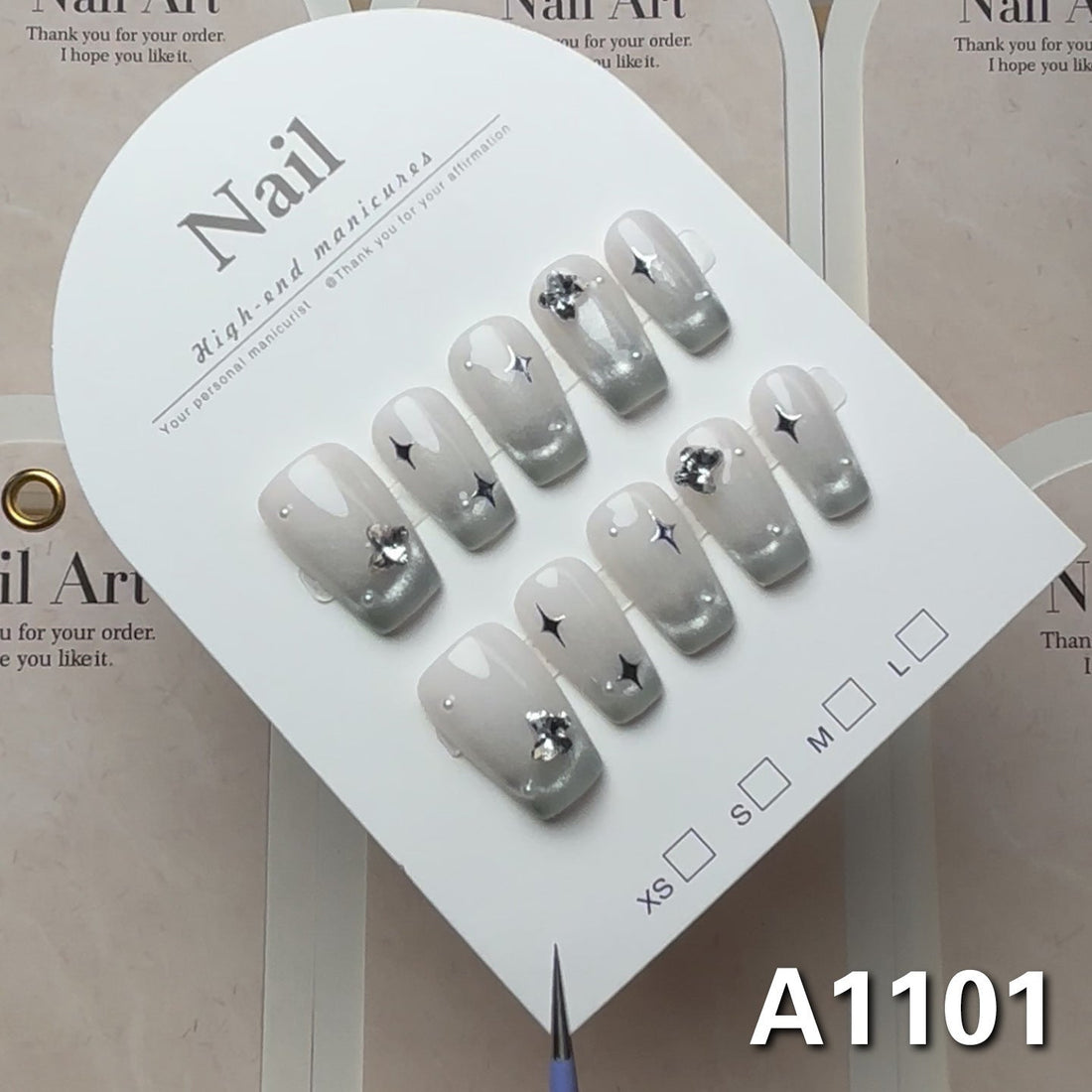 0963- Handmade press on nails fake nails removable