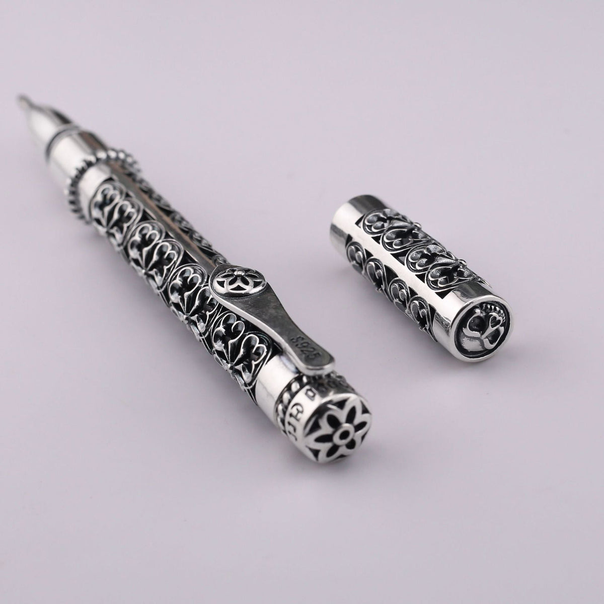 Hollow carved business signature pen