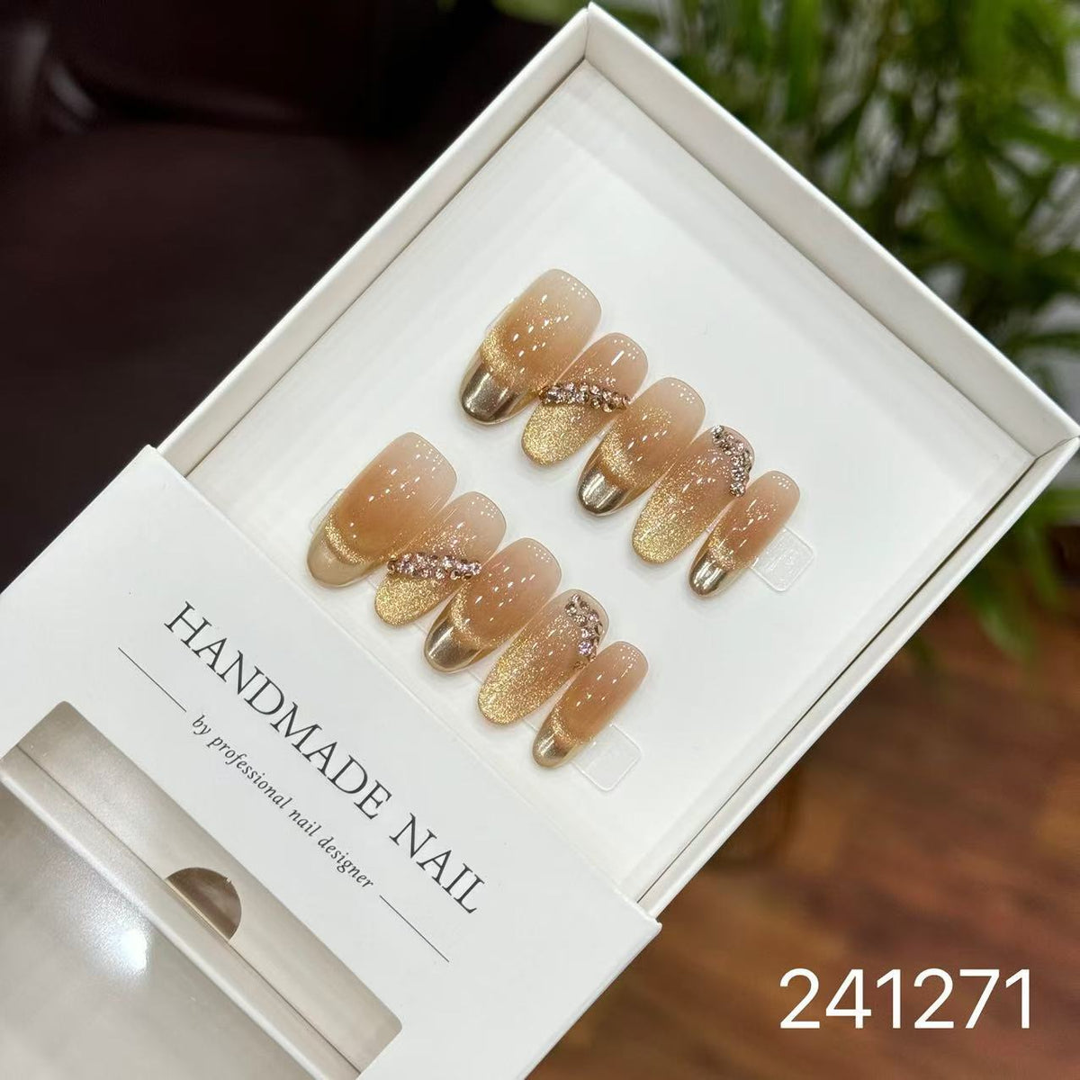 1031- Handmade press on nails fake nails removable