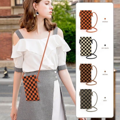 Leather mobile phone bag, mini bag, small satchel for mobile phone, phone purse crossbody