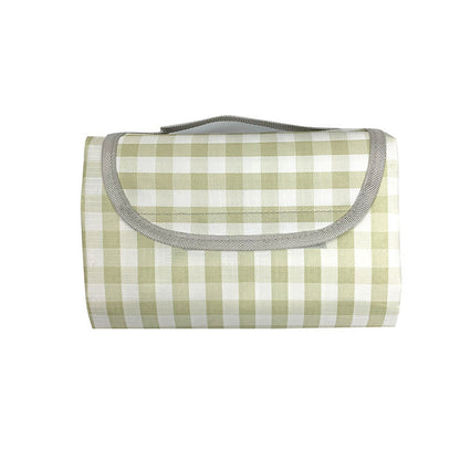 Spring outing thickened picnic mattress, outdoor camping mattress portable outing, plaid floor mat
