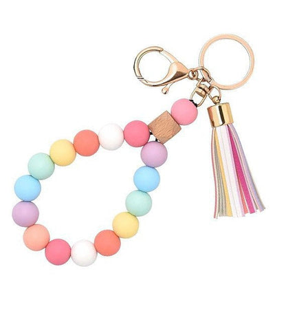 PU Tassel Keychain Women&