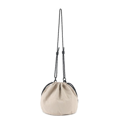 Bucket Bag stylish, Dual Drawstring Crossbody Bag Men&