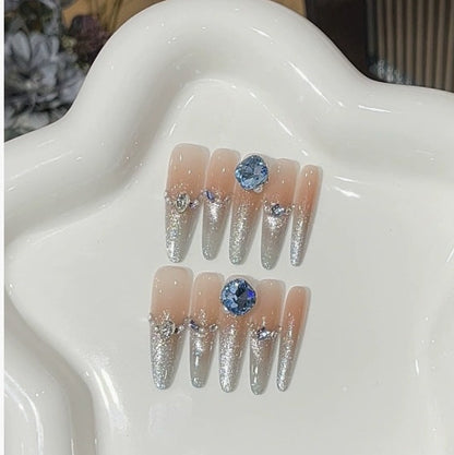 1034- Handmade press on nails fake nails removable