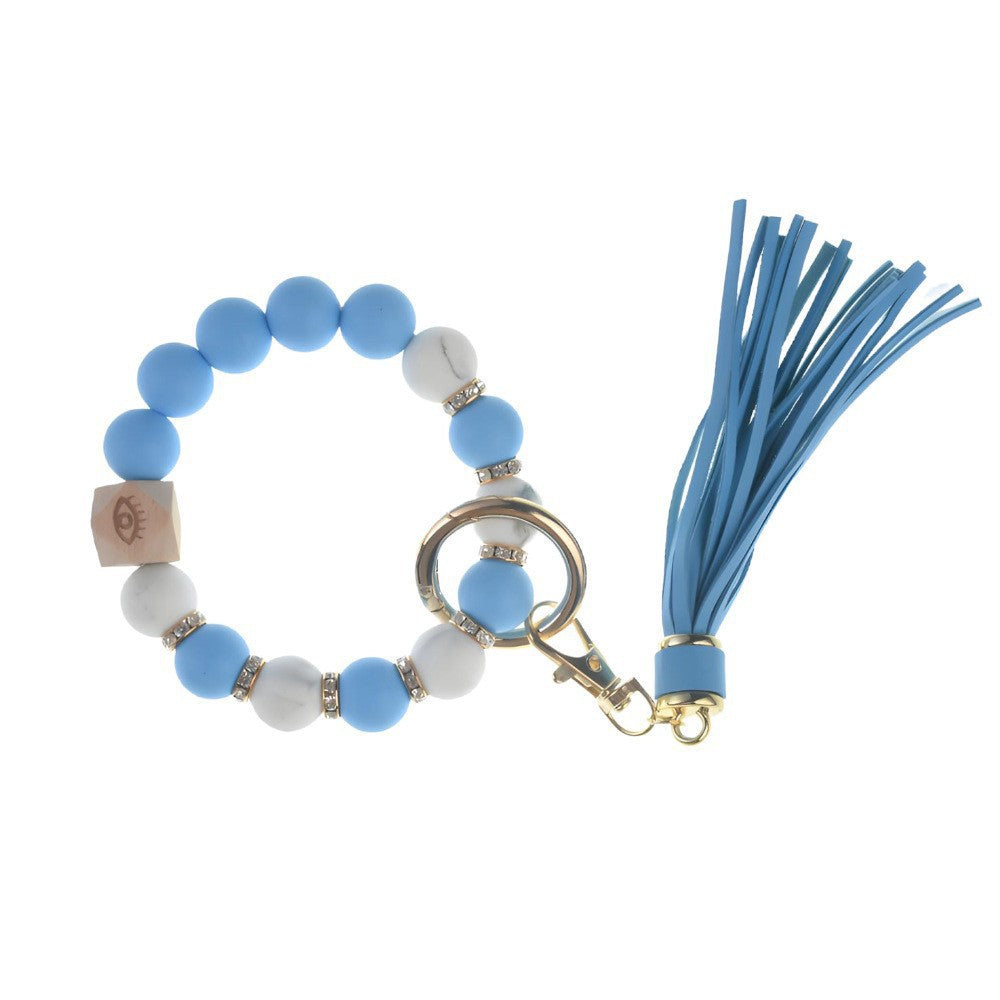 PU Tassel Keychain Women&