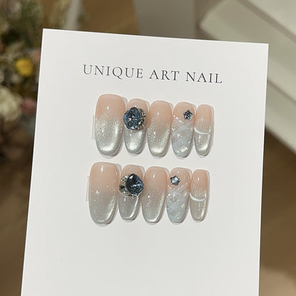 0964- Handmade press on nails fake nails removable