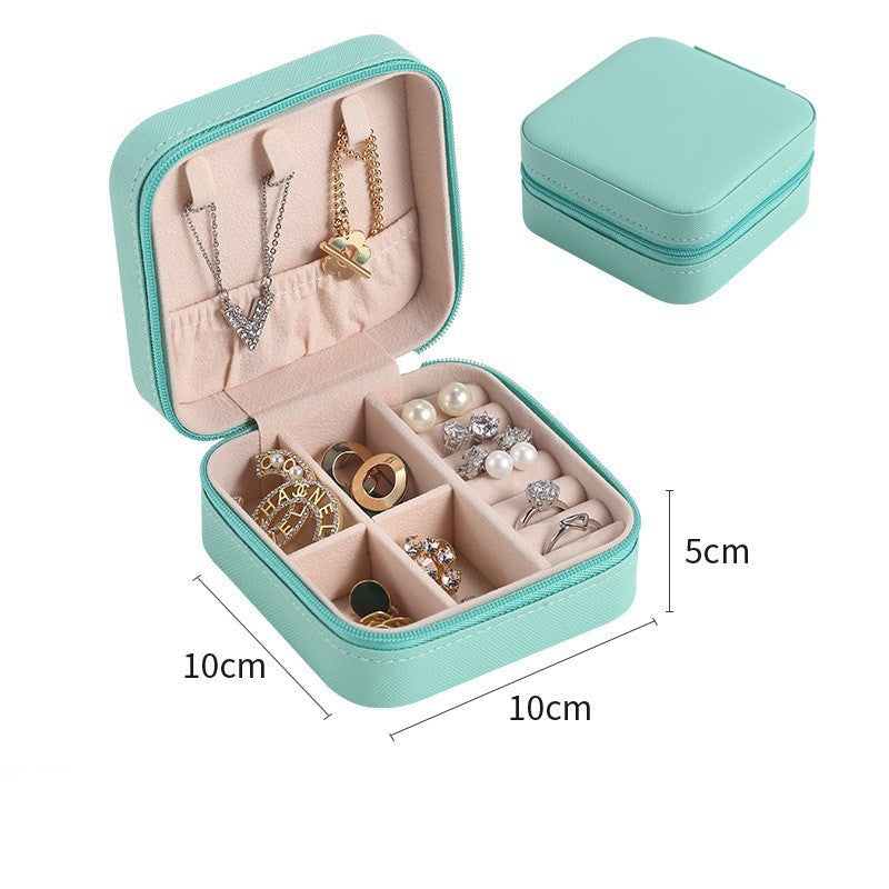 Mirror jewelry storage box for women