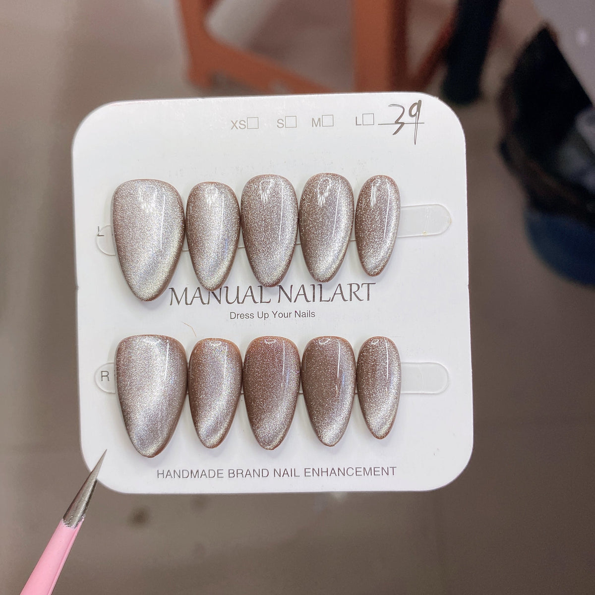 1026- Handmade press on nails fake nails removable